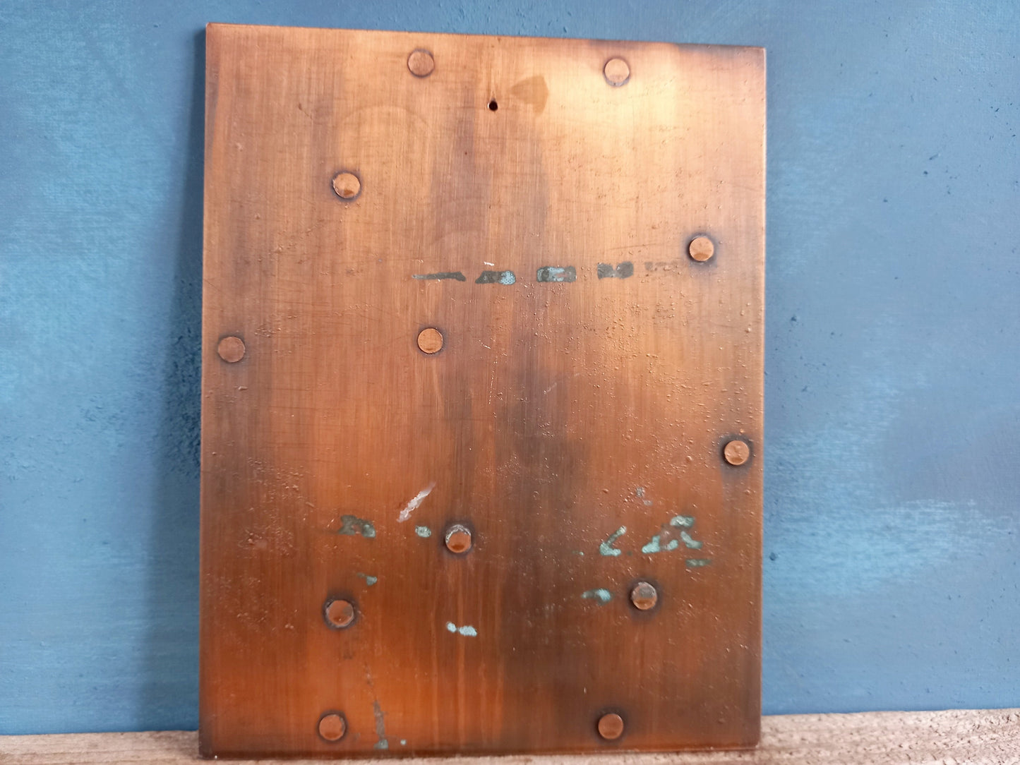 Industrial wall art. Metal wall plaque. French wall art.