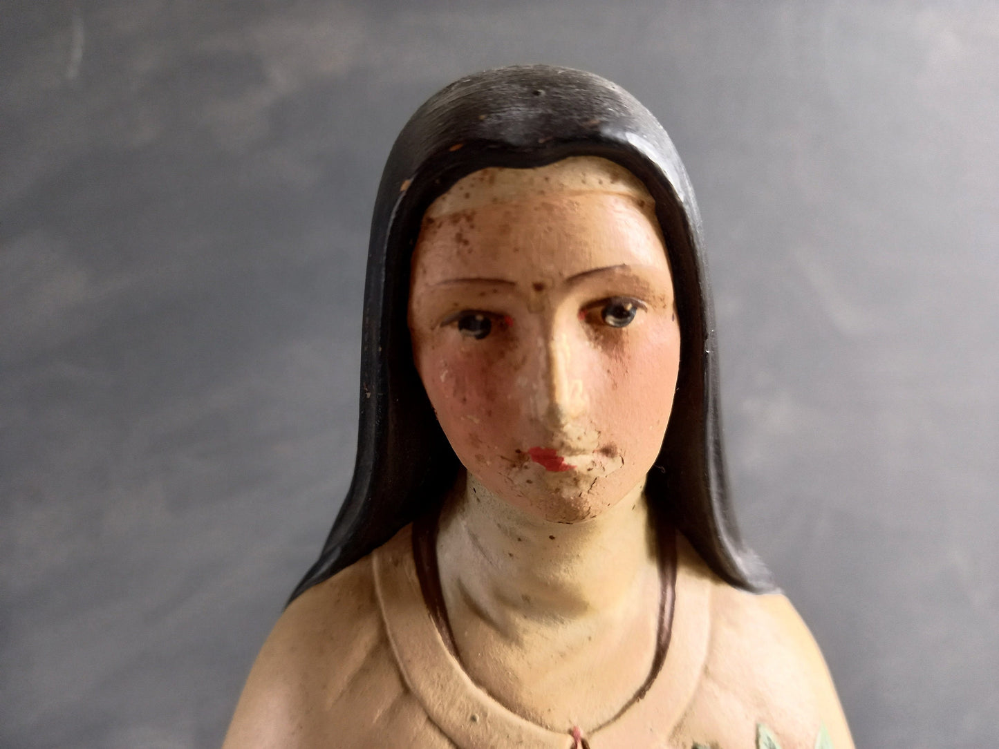 Large vintage religious statue, St Therese of Lisieux.