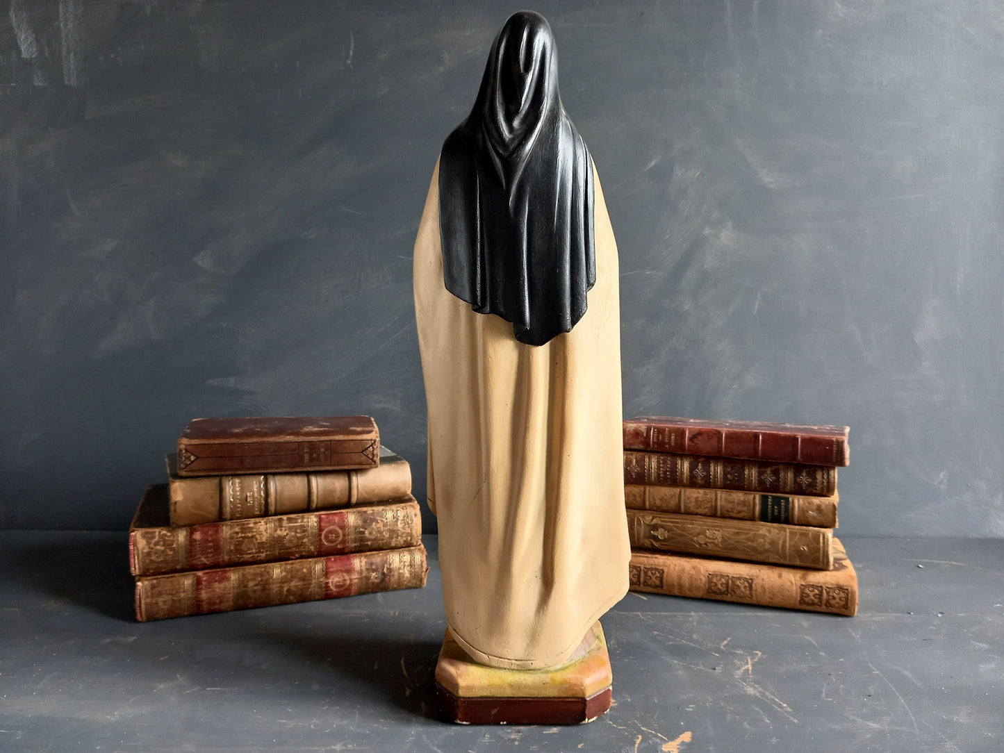 Large vintage religious statue, St Therese of Lisieux.