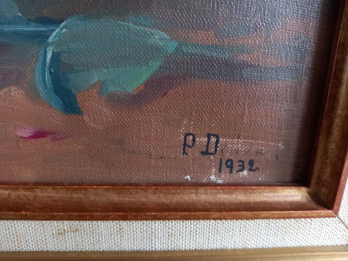 Flower painting. French oil painting. Original painting.