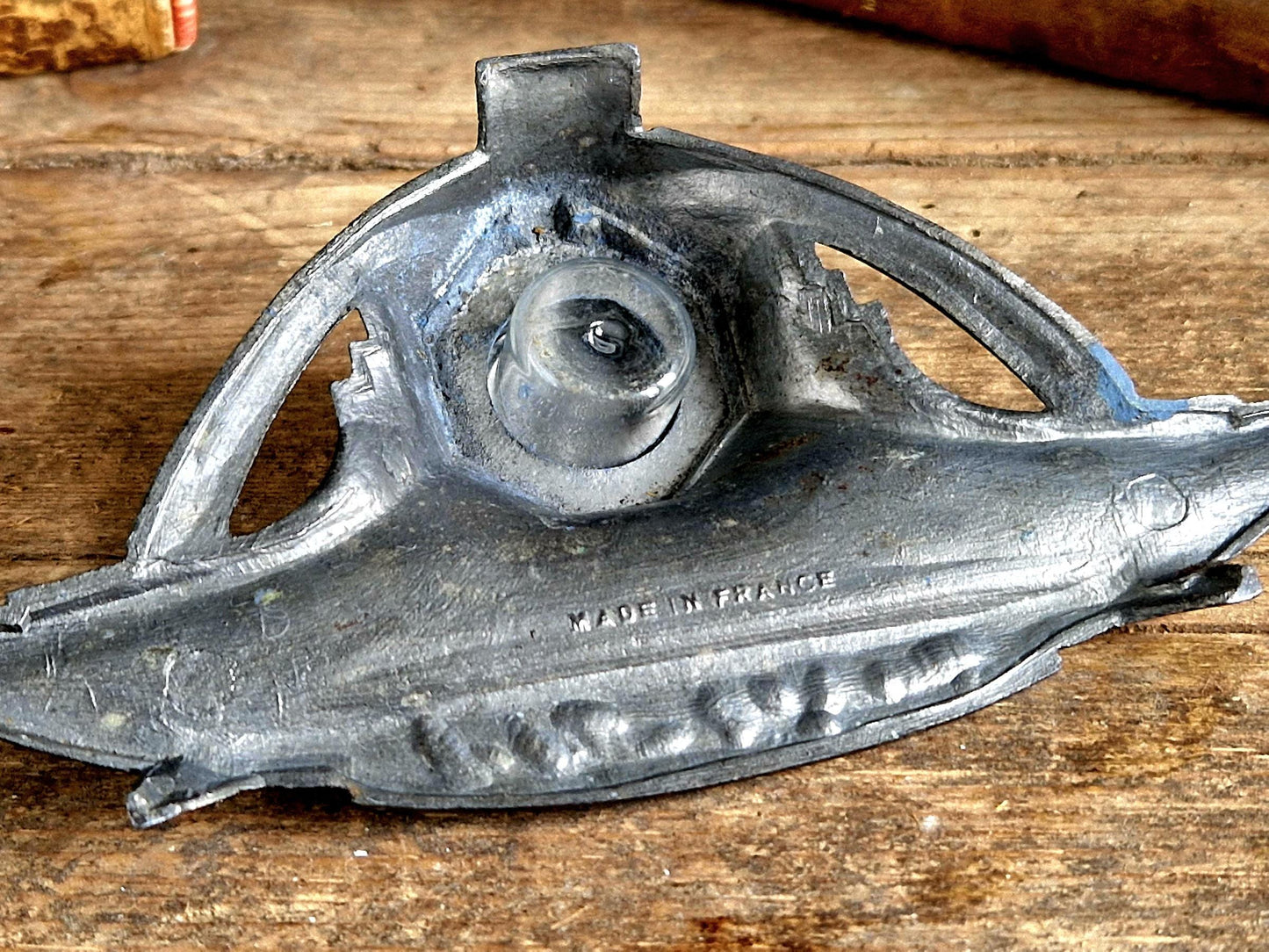 French antique inkwell small French inkwell .