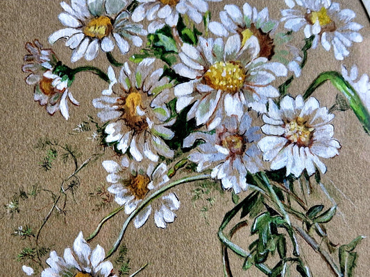 French flower watercolour painting Original art.