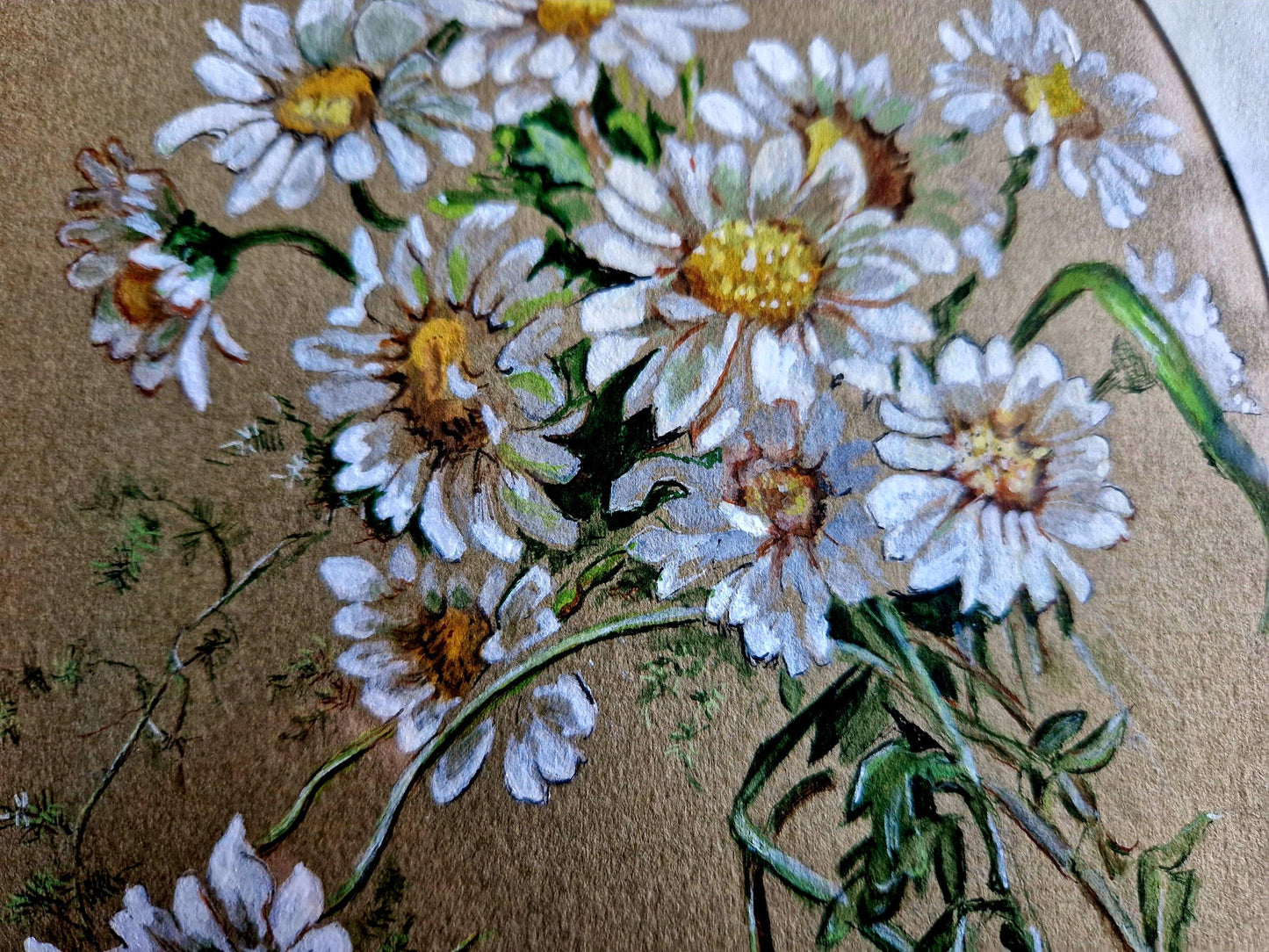 French flower watercolour painting Original art.