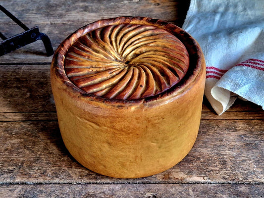 French pie shaped terrine French kitchen terrine pot.
