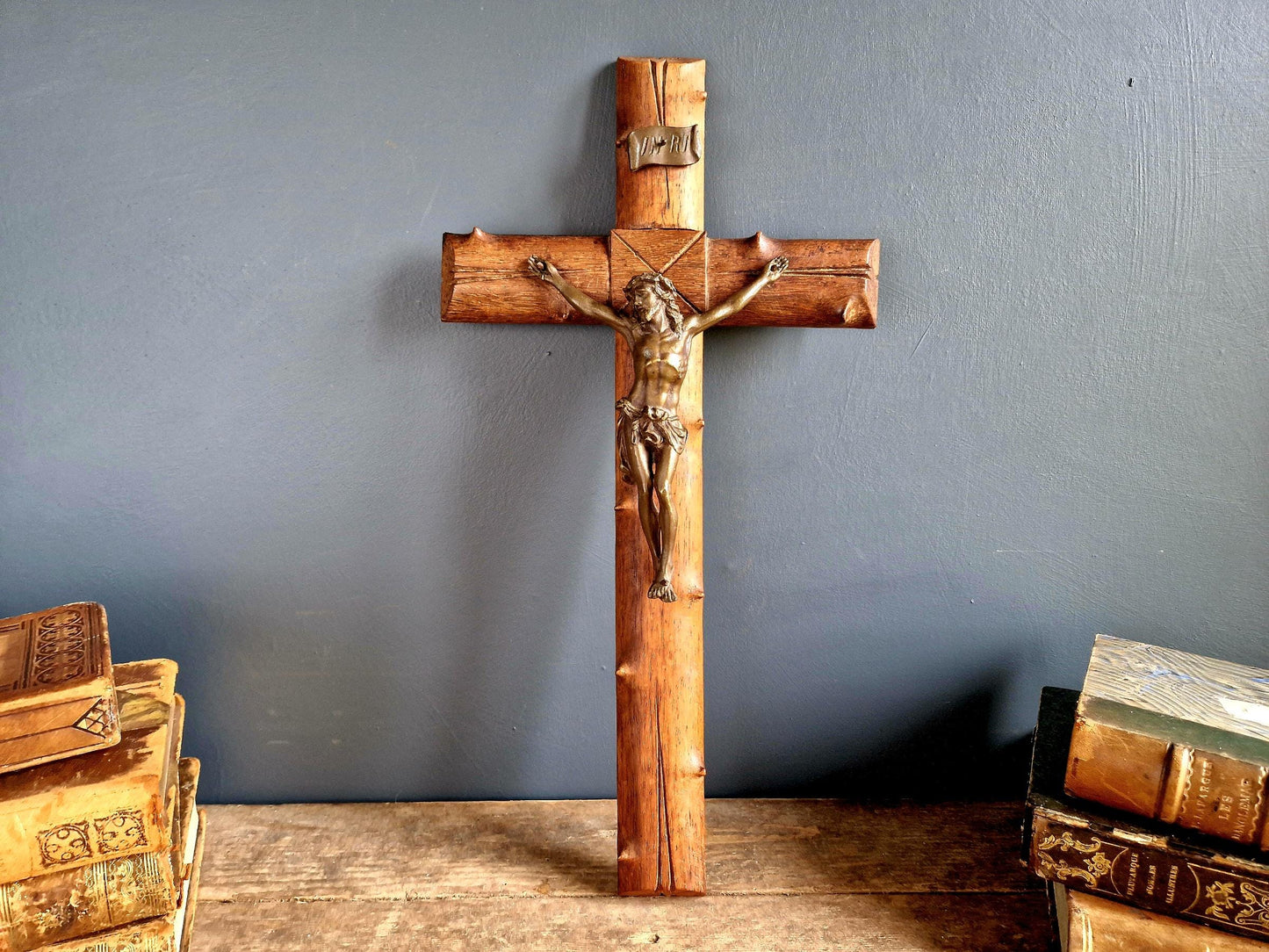 Catholic crucifix French Wall hanging crucifix.