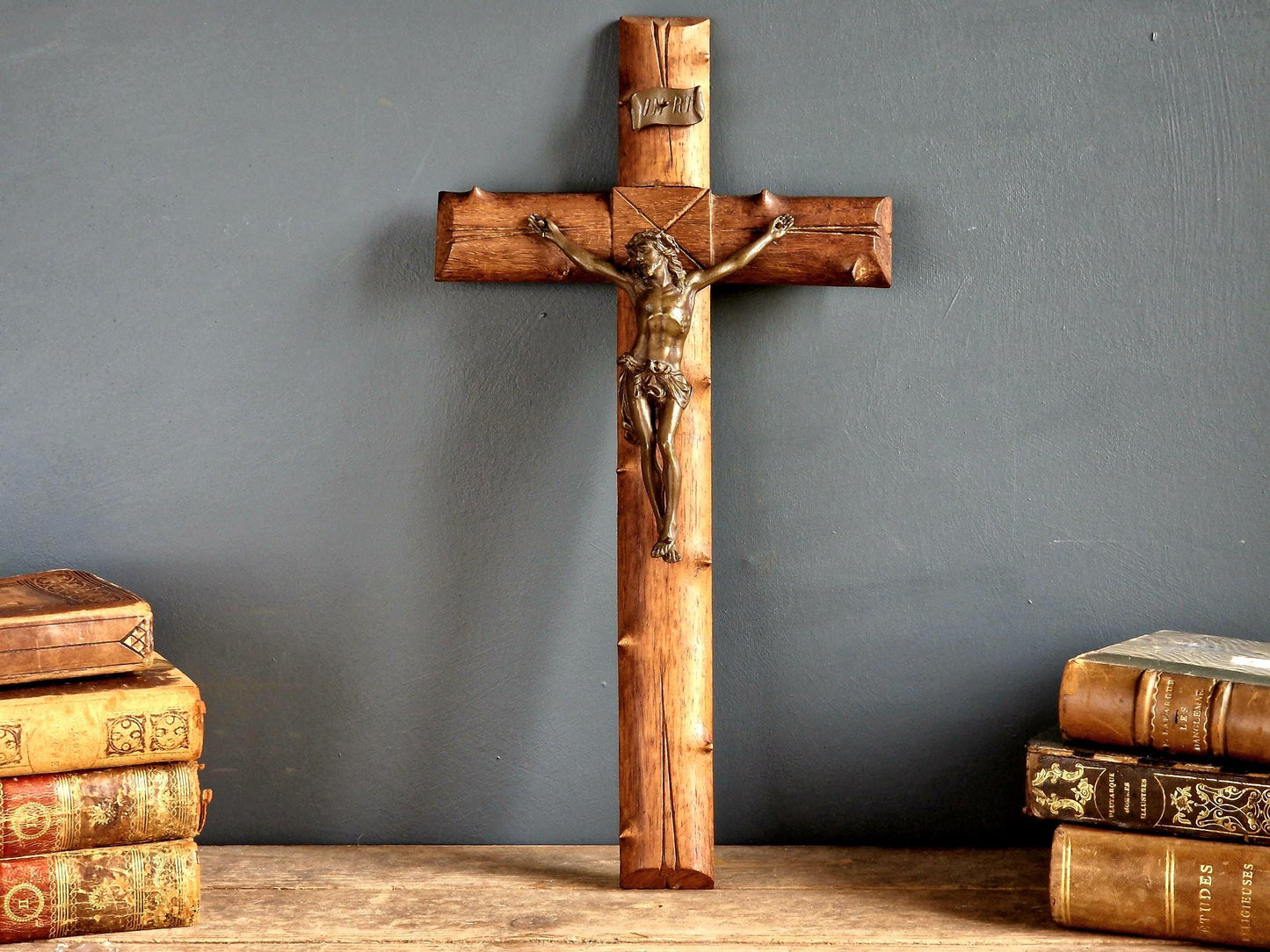 Catholic crucifix French Wall hanging crucifix.