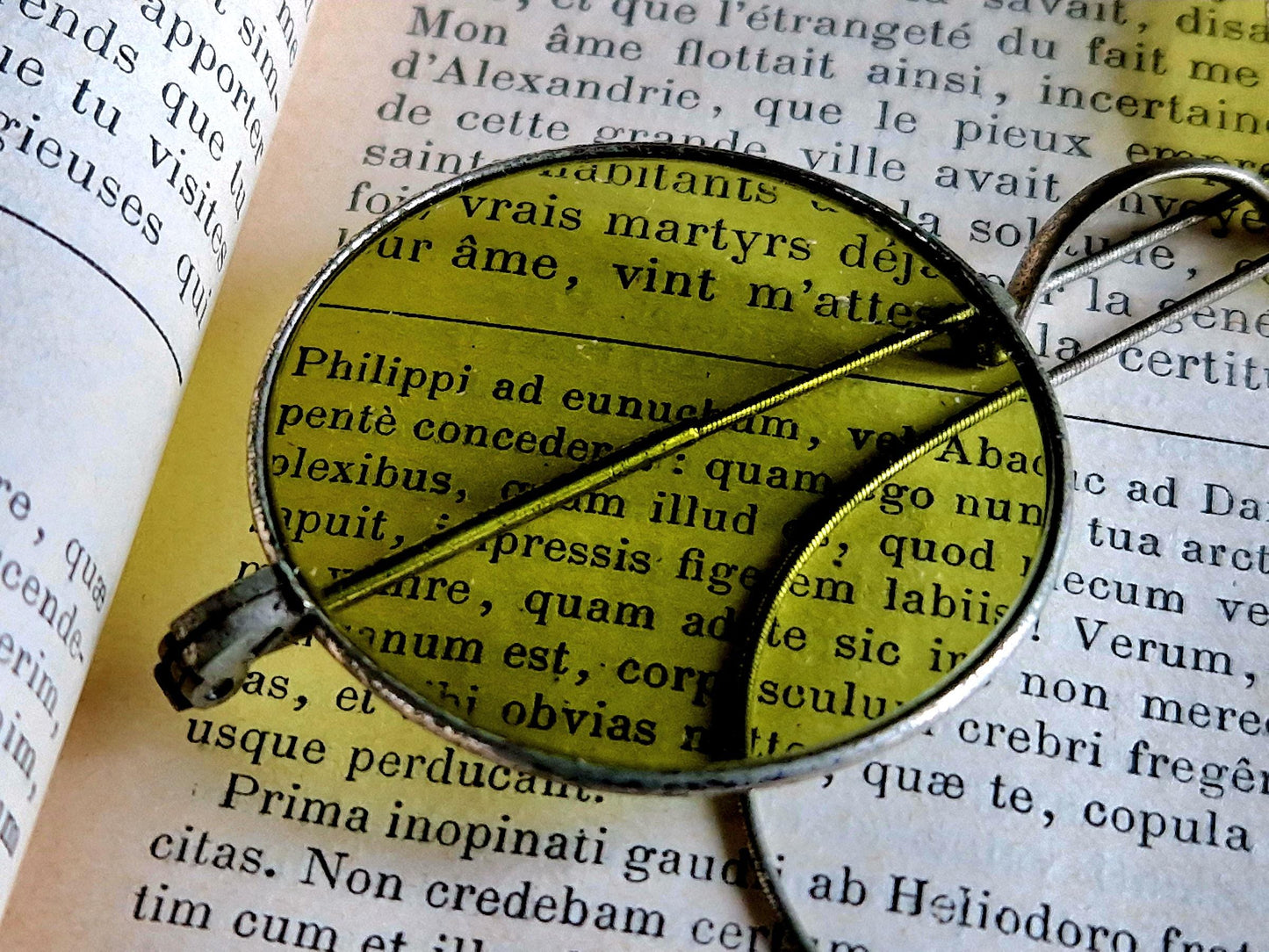 Vintage green tinted spectacles Antique spectacles antique glasses.
