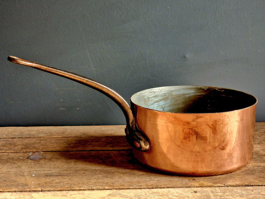 French 20 cm quality copper pan Copper saucepan.