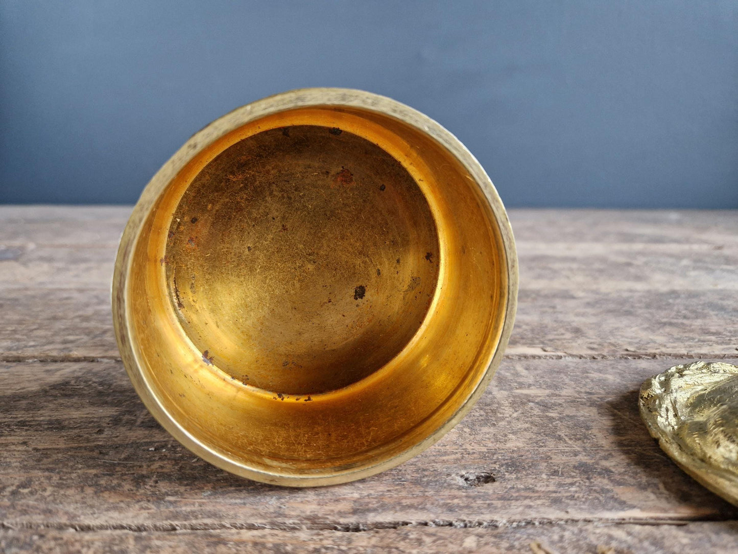 Antique French gilt bronze trinket box French jewelry box.