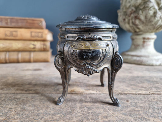 French antique jewelry box. Decorative jewelry box.