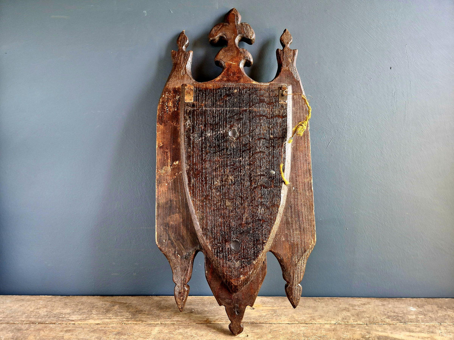 Jesus Christ antique wooden religious wall art.