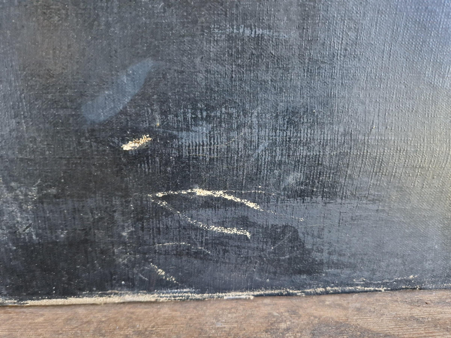 Antique oil painting. Antique portrait of Gentleman. Antique oil on canvas.
