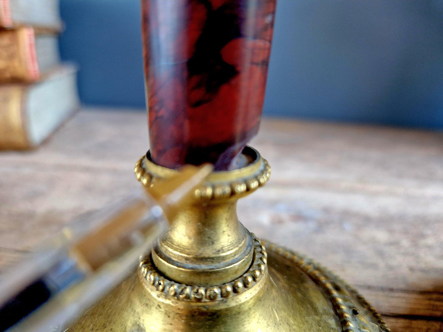 French antique candlesticks. Napoleon 111 candlesticks.