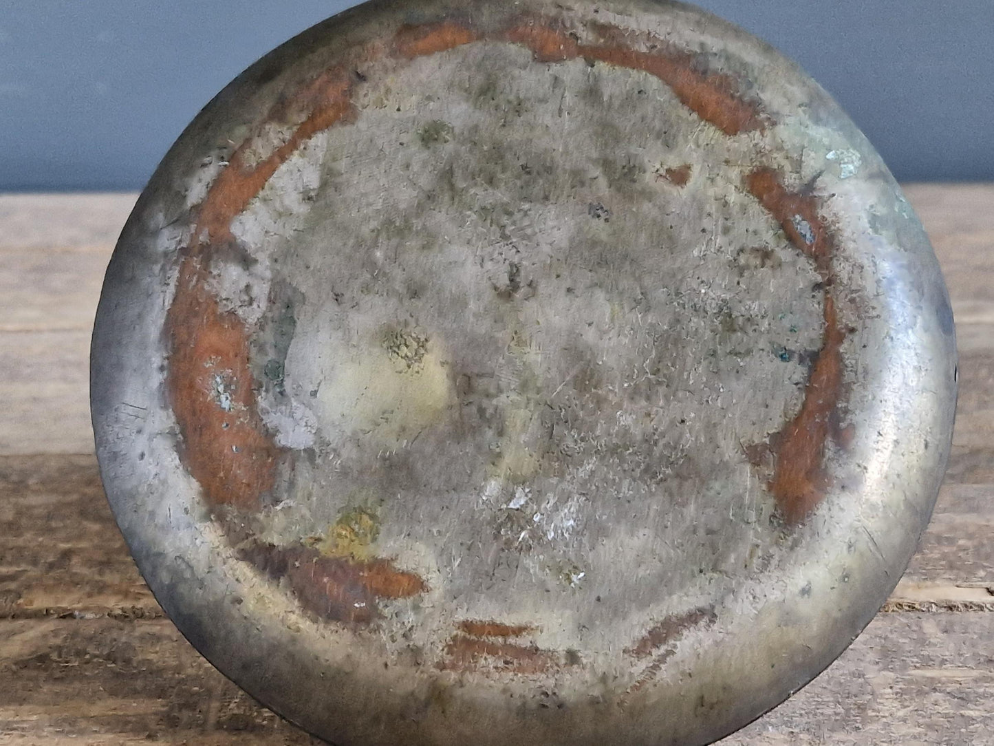 Japanese Buddha dish. Japanese metal decorative plate.