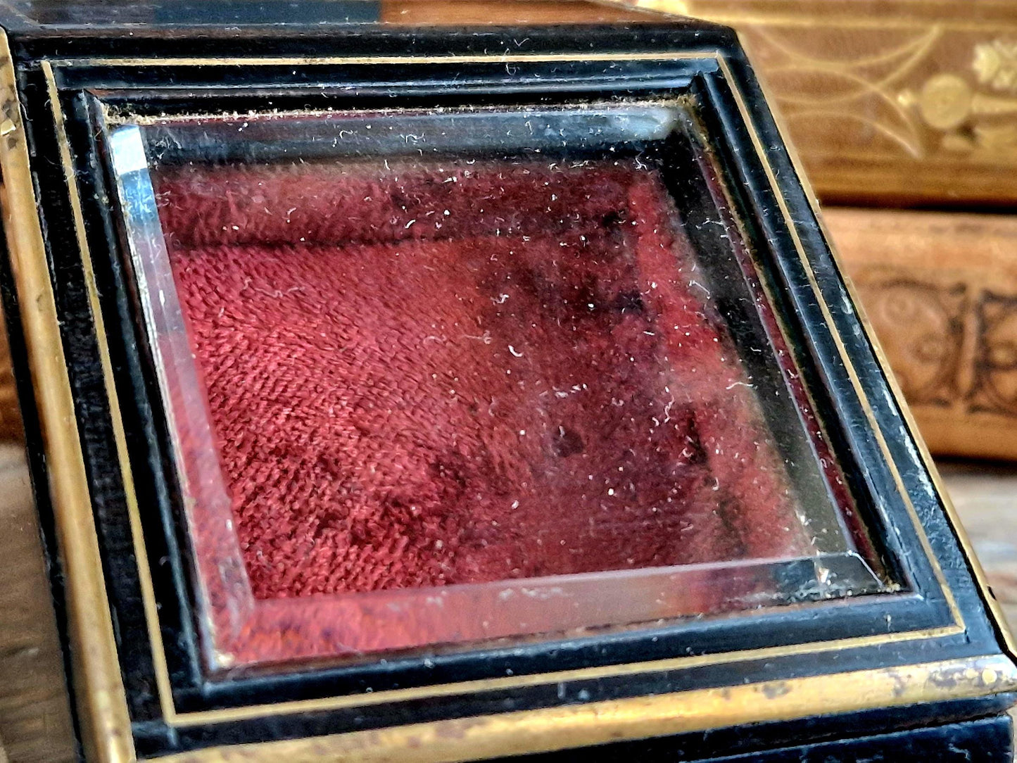 French Antique Pocket Watch Box, Napoleon III Display Case.