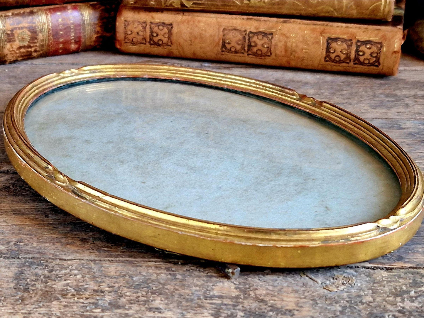 French Antique Gilt Wood Photo Frame, Early 20th Century