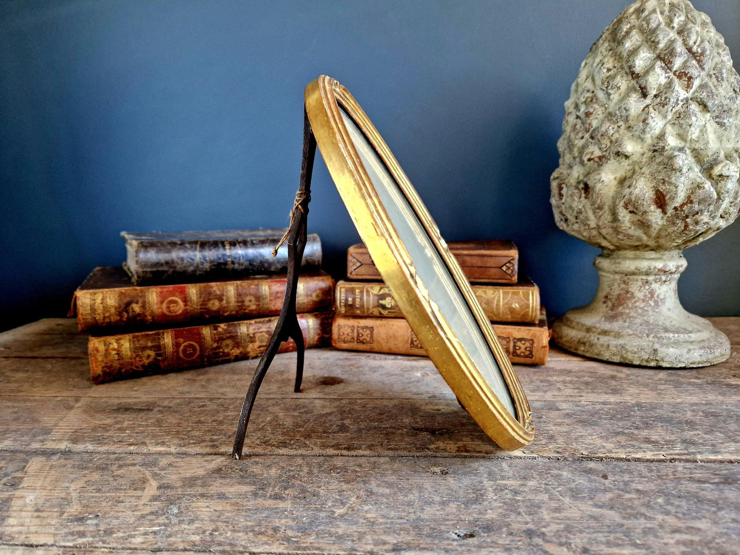 French Antique Gilt Wood Photo Frame, Early 20th Century